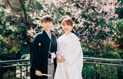 杜乃宮×胡蝶の会場を利用した春の和装フォトウエディング